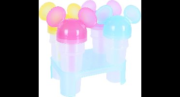 4x Gekleurde Mickey DISNEY ijsco bakjes