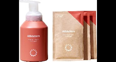 AllMatters Starterkit - Handzeep Navulling - Herbruikbare Fles - Veganistisch - Dierproefvrij - Hypoallergeen