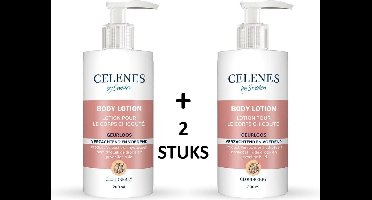 Celenes by Sweden Cloudberry Bodylotion - 200ml x 2 stuks - Voor Droge en Gevoelige Huid