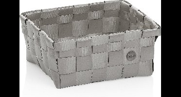 Mand, 19 x 23 cm, Polypropyleen, Zilvergrijs - Kela | Neo