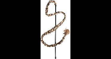 Flamingo - Kattenspeelgoed Luipaardhengel - Beige - 50 cm