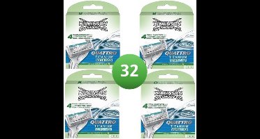 Wilkinson Quattro Titanium Sensitive scheermesjes 32st