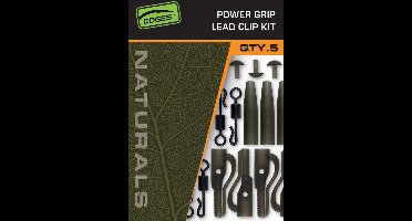 FOX Edges Naturals Power Grip Lead Clip Kit - Loodsysteem