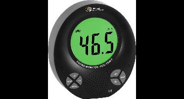 PCE-TSM 5 Wand Decibelmeter - Groot display voor wandmontage - Stoplicht geluidsniveau indicatie - Eigen alarm opnemen