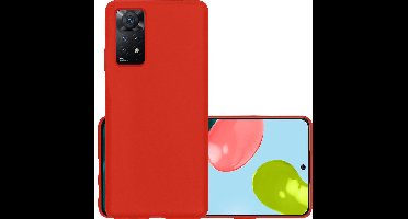Hoesje - Geschikt voor Xiaomi Redmi Note 11s - Sterk & Shockproof - Hoes Cover - Siliconen Case - Rood