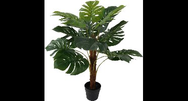 Present Time Kunstplant Monstera Large - Groen - 75x75x98cm - Modern