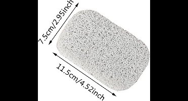 Zeep Onderligger - 1 Stuk - Licht Grijs