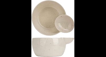 AMUSE QUARTZ KOMMETJE MET DIP - 14,5X12XH6,5CM - BY SPOTS & SPECKLES