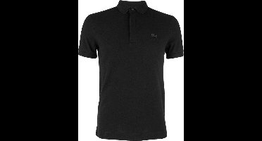 Lacoste heren paris edition polo shirt katoenpique zwart