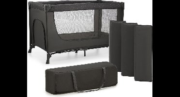 Kinderkraft JOY LIGHT - Reisbed 2-in-1 - Voor baby's tot 15 kg - Snel en eenvoudig inklapbaar - Grijs