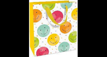 Tasje 18x21x8 cm Happy Smileys