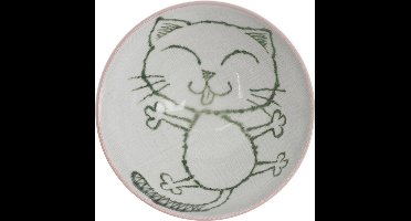 Roze kinder Kom - Kawaii Cat - 11.5 x 6cm 250ml