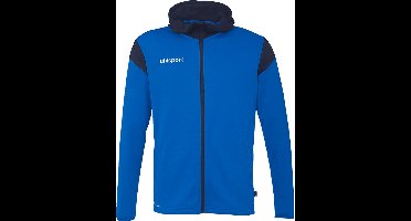 Uhlsport Squad 27 Jas Met Kap Kinderen - Azuurblauw / Marine | Maat: 152