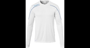 Uhlsport Stream 22 Voetbalshirt Lange Mouw Heren - Wit / Royal | Maat: 3XL