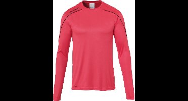 Uhlsport Stream 22 Voetbalshirt Lange Mouw Kinderen - Roze / Zwart | Maat: 140