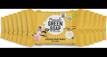 Marcel's Green Soap Hygiënische Handdoekjes - Vanille & Kersenbloesem - 12 x 15 stuks