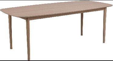 Eettafel Stijn MDF Lichtbruin 210cm - Giga Living