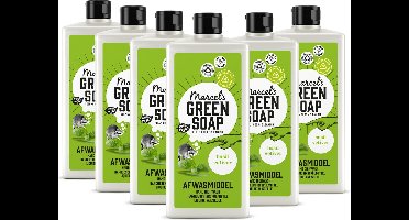 Marcel's Green Soap Afwasmiddel - Basilicum & Vetiver - 6 x 500ml