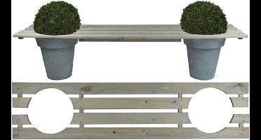Esschert Design Plantenbak-bank 180 cm NG71