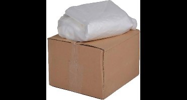 Containerzak transparant - 660/770 liter - onbedrukt - geen perforatie - 40 zakken