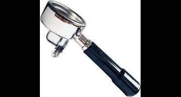 Portafilter 58mm met dubbele uitloop - E61 espressomachine - RVS - Piston - Filterdrager - Barista Accessoires - Zwart