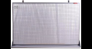 Perfopaneel metaal grijs 150x94cm MW Tools DEKP150-1015