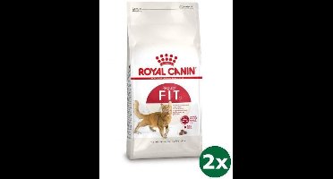 Royal canin fit kattenvoer 2x 4 kg