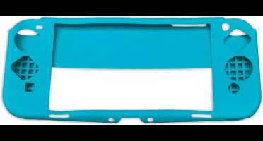 Silicone Bescherm/Grip Hoes Skin geschikt voor Nintendo Switch OLED - Turquoise