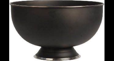 Cosy & Trendy Champagne Emmer Op Voet - Ø31x18cm - Zwart