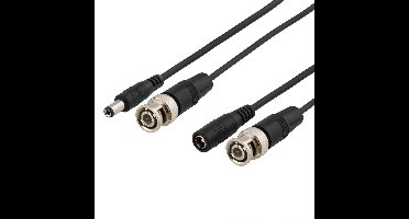 DELTACO MM-82A video- / voedingskabel, 3m
