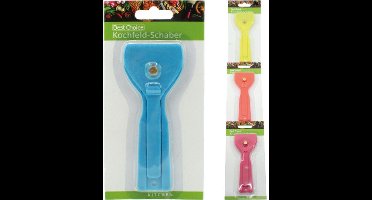 Kookplaatschrapers - Voordeelset van 2 stuks - 13 cm - Diverse kleuren