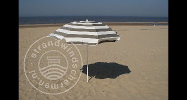 Parasol dralon Taupe/Wit