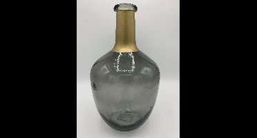 Sierfles - Vaas - Babet - Licht Grijs - 30 x 18