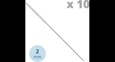 Lactona Interdentaal Ragers - XXX-Small 2mm - Zilver - 2 gripzak x 5 stuks - Voordeelpakket