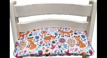 Gecoat zitkussen voor de Tripp Trapp kinderstoel van Stokke - Vosje