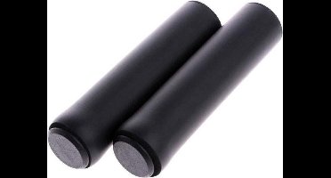 Superzachte fietsstuur, fiets siliconen antislip stuur antislip schokabsorberende handvatten [zwart]