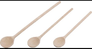 Westmark meng-/baklepelset, 3-delig, lengte: 25/28/35 cm, hout, houtachtig, lichtbruin, 13822270