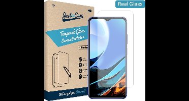 Just in Case Tempered Glass voor Xiaomi Redmi 9T Protector - Arc Edges