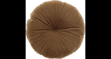 Kussen - Unique Living - Sierkussen - Kussen Rondo 40cm Ø coconut - Kussen woonkamer of slaapkamer -