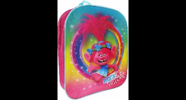 TROLLS Rock-n-Troll Rugzak Sterren met lichte glitter 2-5 Jaar