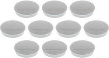 Magnetoplan Magneet Discofix Standard (Ø x h) 30 mm x 8 mm rond Grijs 10 stuk(s) 1664201