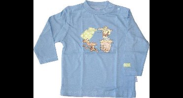 Disney Winnie The Pooh shirt met lange mouw - blauw - maat 86/92