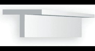 Evergreen Modelbouwdecoratie - 765 T Profiel 3,1mmX35cm Styreen