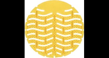 Edge Urinoirmat | Mango Geel | Met antispat haartjes | 10 stuks