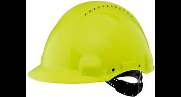 3M Peltor G3000CUV-GB Veiligheidshelm met pinlock - Geelgroen - Plastic sweatband