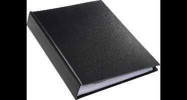 Rillstab Showmap A4 - met 100 tassen - zwart -  showalbum - Presentatiemap - waterdicht