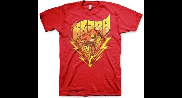 DC Comics The Flash Heren Tshirt -XL- Classic Rood