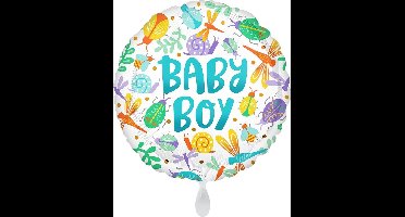 Amscan Ballon Baby Boy Watercolor Folie