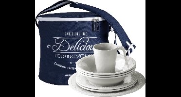 Marine Business Harmony parelkleurige 17-delige Serviesset