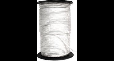 nylon koord op spoel wit 80 mtr 4 mm metseltouw. DeltafiX.